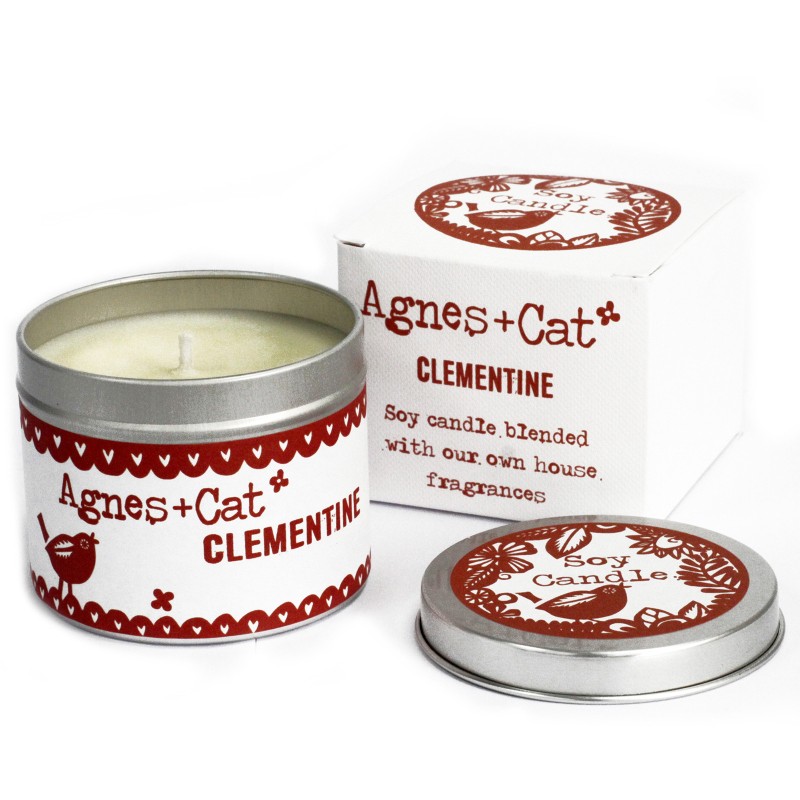 Canned Candles - Clementine-CANDLES IN A TIN-HOSTENATURA