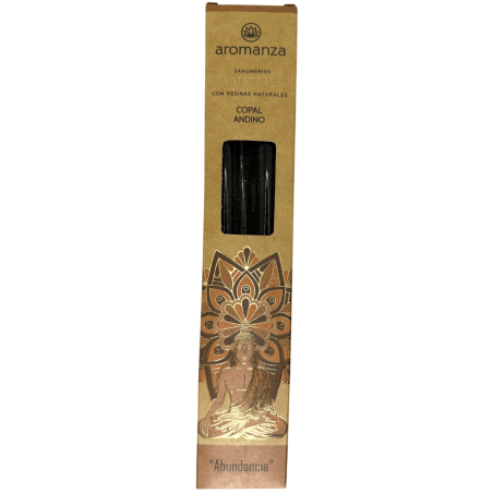 Sahumerios Magistrales Copal Andino Incenso Aromanza Argentina 8 barrette spesse con Resine Naturali - Abbondanza