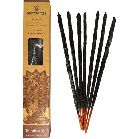 Master Incense Consecrated Incense Aromanza Argentina 8 thick bars with Natural Resins - Lighting