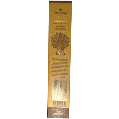 Sahumerios Magistrales Incienso Consagrado Inciensos Aromanza Argentina 8 barritas gruesas con Resinas Naturales - Iluminación