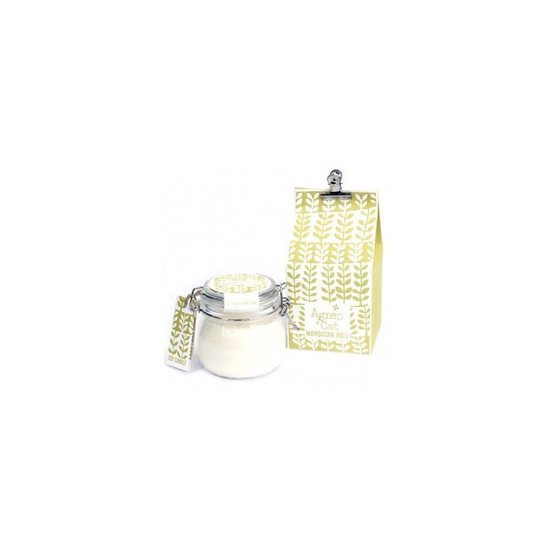 Candles in Glass Jar - Moroccan Roll-GLASS JAR CANDLES-HOSTENATURA