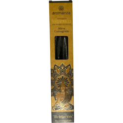Incenso Magisterial Incenso de Mirra Consagrada Aromanza Argentina 8 barras grossas com Resinas Naturais - Relaxamento