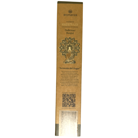 Sahumeris Magistrals Deliciós Benjuí Inciensos Aromanza Argentina 8 barretes gruixutes amb Resines Naturals - Harmonia Hogar