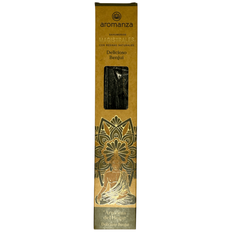 Sahumerios Magistrales Delicioso Benjuí Inciensos Aromanza Argentina 8 barritas gruesas con Resinas Naturales - Armonia Hogar