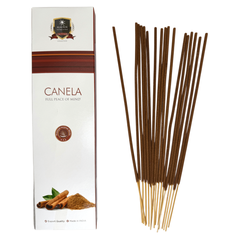 Alaukik Zimt Räucherstäbchen 30gr. - Masala Räucherstäbchen-ALAUKIK RÄUCHERUNG-HOSTENATURA
