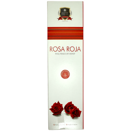 Incienso Rosa Roja Alaukik 30gr. - Incienso Masala