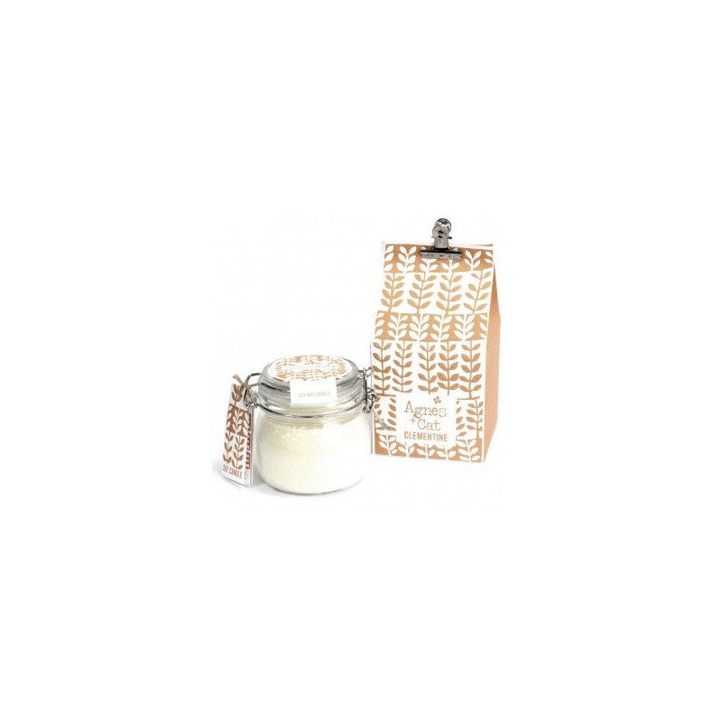 Candles in Glass Jar - Clementine-GLASS JAR CANDLES-HOSTENATURA