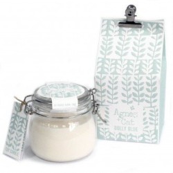 Candles in Glass Jar - Dolly Blue