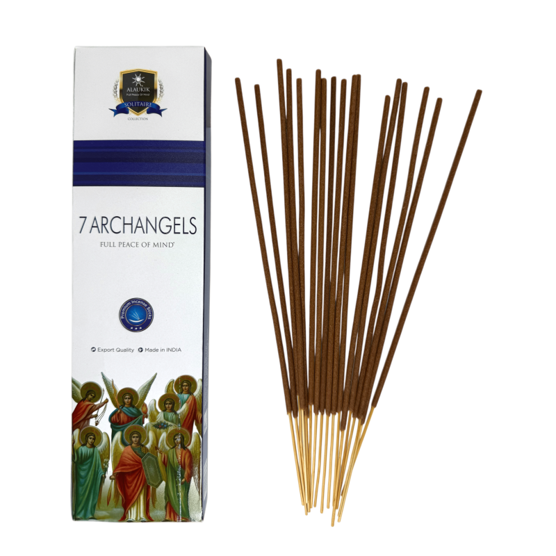 Incienso 7 Arcángeles Alaukik 30gr. - Incienso Masala-INCIENSO ALAUKIK-HOSTENATURA