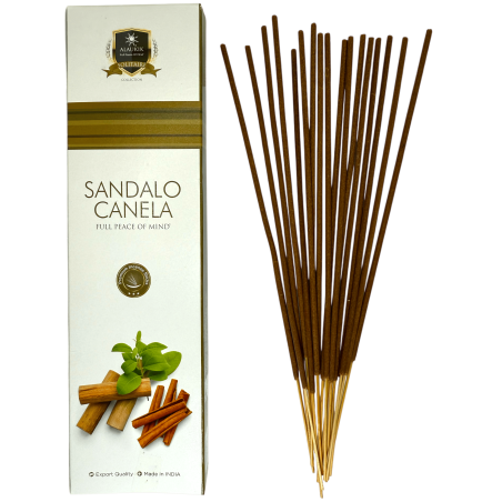 Sandelhout Wierook met Kaneel Alaukik 30gr. - Masala Wierook