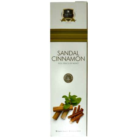 Incenso de Sândalo com Canela Alaukik 30gr. - Incenso Masala