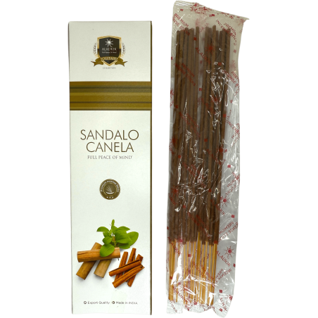 Sandelholz Räucherstäbchen mit Zimt Alaukik 30gr. - Masala Räucherstäbchen