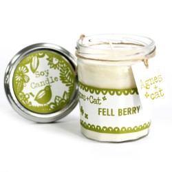 Velas en Bote de Cristal - Fell Berry - 1