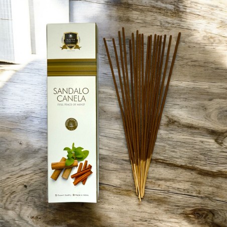 Encens au bois de santal à la cannelle Alaukik 30gr. - Encens Masala