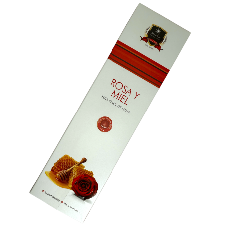 Incenso Rosa e Mel Alaukik 30gr. - Incenso Masala