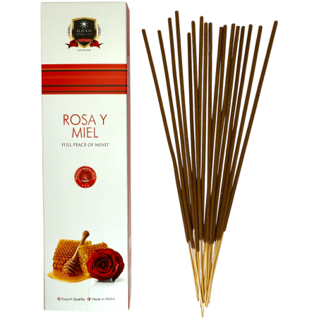 Różowe Kadzidło i Miód Alaukik 30gr. - Kadzidło Masala