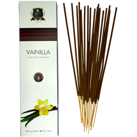 Alaukik Vanille Räucherstäbchen 30gr. - Masala Räucherstäbchen