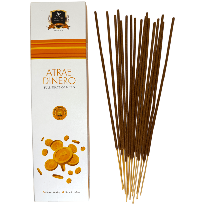 Incenso Atrai Dinheiro Alaukik 30gr. - Incenso Masala-INCENSO ALAUKIK-HOSTENATURA