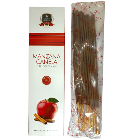 Incienso Manzana y Canela Alaukik 30gr. - Incienso Masala