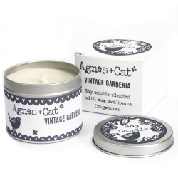 Candele in latta - Gardenia vintage