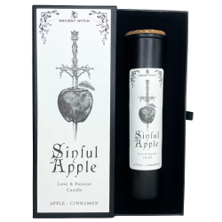 Ancient Witch Purifying Candles - Sinful Apple - 50h - Love and Passion - Apple and Cinnamon