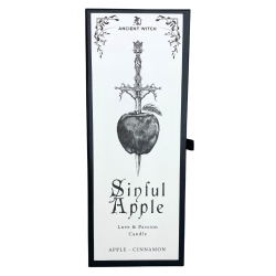 Ancient Witch Purifying Candles - Sinful Apple - 50h - Love and Passion - Apple and Cinnamon