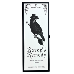 Ancient Witch Purifying Candles - Crows' Remedy - 50h - Peace and Harmony - Lavender and Fennel