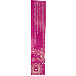 Goloka Incense Manifestations Love and Passion Pink Incense with Rose Quartz Mineral - 15gr.