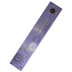 Goloka Incense Healing Energy Manifestations Lavender Incense with Green Aventurine Mineral - 15gr.