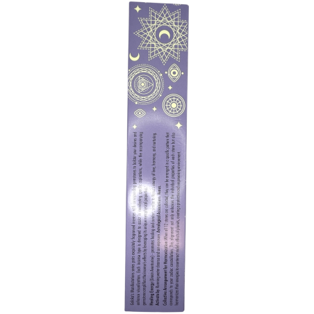 Goloka Incense Healing Energy Manifestations Lavender Incense with Green Aventurine Mineral - 15gr.