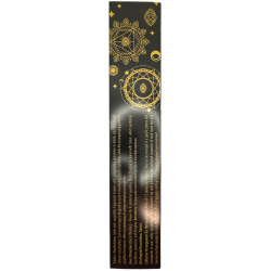 Goloka Incense Manifestations Aura Protection Incense Patchouli with Black Obsidian Mineral - 15gr.