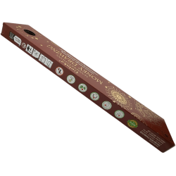 Goloka Incense Manifestations Attracts Money Incense Cinnamon with Pyrite Mineral - 15gr.