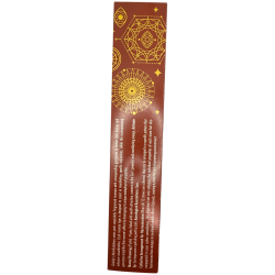 Goloka Incense Manifestations Attracts Money Incense Cinnamon with Pyrite Mineral - 15gr.