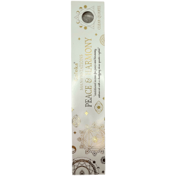 Goloka Incense Manifestations Peace and Harmony Sandalwood Incense with Rock Quartz Mineral - 15gr.