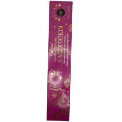 Goloka Incense Manifestations Yoga Meditation Palo Santo Incense with Amethyst Mineral - 15gr.