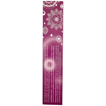 Incienso Goloka Manifestaciones Meditación de Yoga Incienso Palo Santo con Mineral de Amatista - 15gr.
