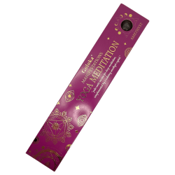 Goloka Incense Manifestations Yoga Meditation Palo Santo Incense with Amethyst Mineral - 15gr.