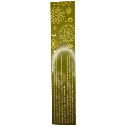 Goloka Incense Manifestations Stability and Landing Vetiver Incense with Red Jasper Mineral - 15gr.