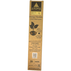 Mandala Energy Ritual Wierook AROMA Artisan Wierook - 20 gram doosje met inspirerende boodschap