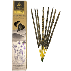 Incenso Rituale Energetico Mandala AROMA Incenso Artigianale - Scatola da 20 grammi con messaggio ispiratore