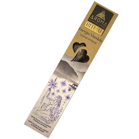 Mandala Energy Ritual Incense AROMA Artisan Incense - 20 gramowe pudełko z inspirującą wiadomością