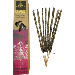 Incenso Reiki Energy Ritual AROMA Incenso Artigianale - Scatola da 20 grammi con messaggio ispiratore