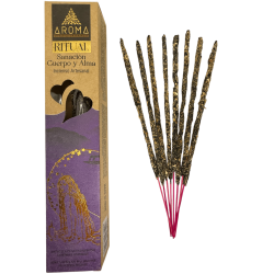 Incense Healing Body & Soul AROMA Artisan Incense - 20 gram box with inspiring message