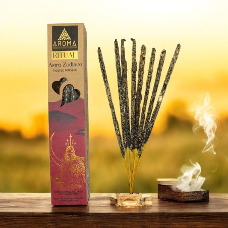 Tămâie Astro Zodiac AROMA Tămâie Artizanală - cutie de 20 de grame cu mesaj inspirațional