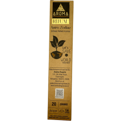 Astro Zodiac Incense AROMA Artisan Incense - 20 gram box with inspirational message