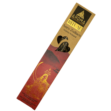 Incienso Astro Zodíaco AROMA Incienso Artesanal - Cajita de 20 grams amb missatge inspirador