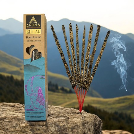 Good Karma Ritual Rökelse AROMA Artisan Rökelse - 20 grams ask med inspirerande budskap