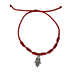 7 knopen armband met de hand van Fatima / Hamsa HOSTENATURA - Bescherming en preventie van het boze oog