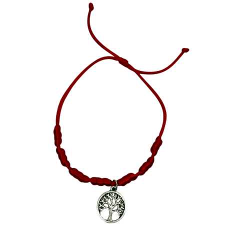 Bracelet 7 noeuds avec arbre de vie HOSTENATURA - Cycle de la vie et union avec la nature