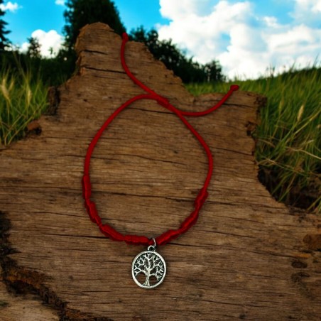 Pulseira 7 Nó com Árvore da Vida HOSTENATURA - Ciclo da Vida e União com a Natureza